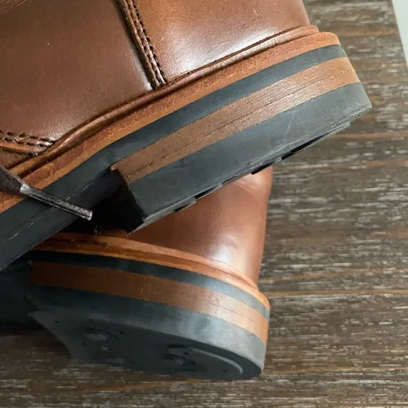 Allen Edmonds Chandler Weatherproof Chukka Boots Shoes Mens 10.5D Wide Tan Brown - Picture 8 of 15